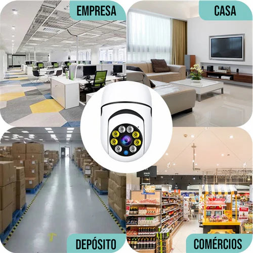 ZOOM GUARD SEGURIDAD 360° / PARA EXTERIOR! IP66 RESISTENCIA AL AGUA Y EL POLVO APP V380 PRO