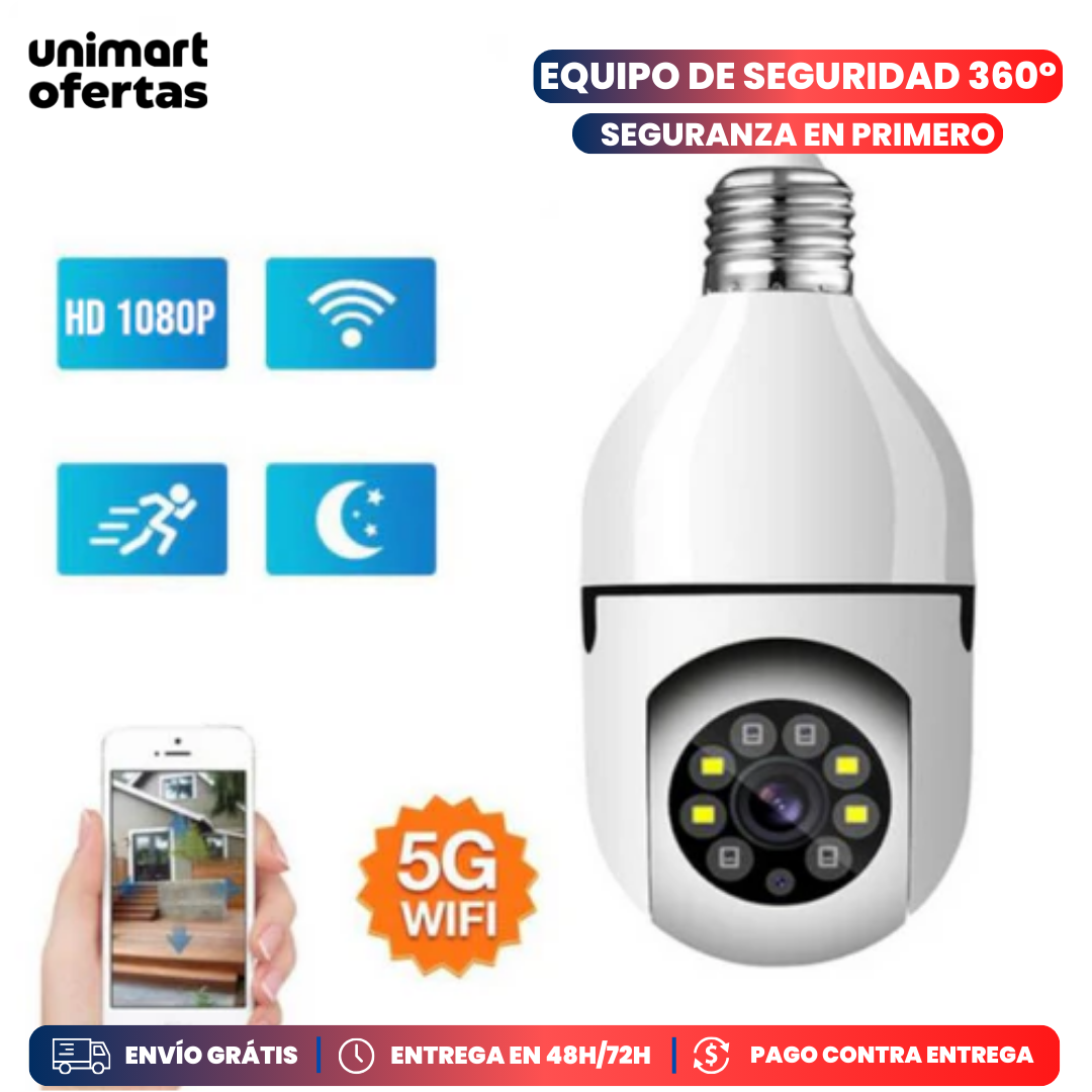 ZOOM GUARD SEGURIDAD 360° / PARA EXTERIOR! IP66 RESISTENCIA AL AGUA Y EL POLVO APP V380 PRO