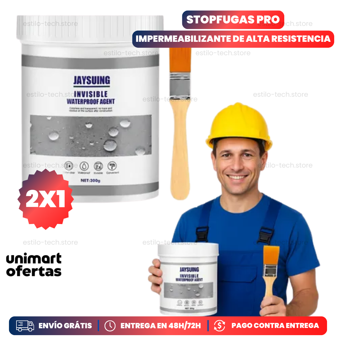 2X1 LLEVA 600g y PAGA SOLO 300g - StopFugas Pro – Repara y sella al instante