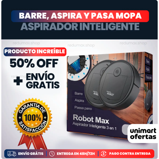 MAXCLEAN - ROBOT ASPIRADOR INTELIGENTE