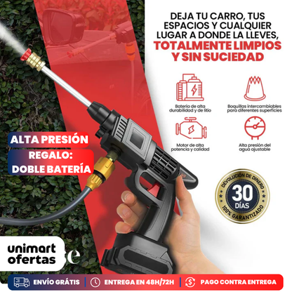 HIDROLAVADORA DE ALTA PRESIÓN HIDROFORCE - Doble Batería GRATÍS