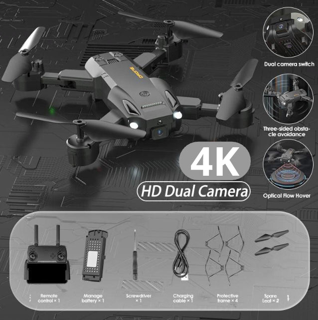 Dron Sky Vision 4K HD Military Cámara Dual + Control Pantalla Celular E99 Pro