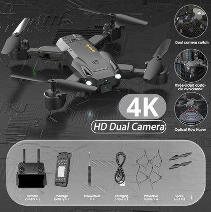 Dron Sky Vision 4K HD Military Cámara Dual + Control Pantalla Celular E99 Pro