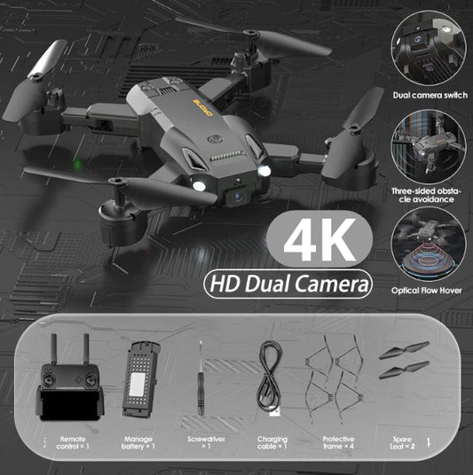 Dron Sky Vision 4K HD Military Cámara Dual + Control Pantalla Celular E99 Pro
