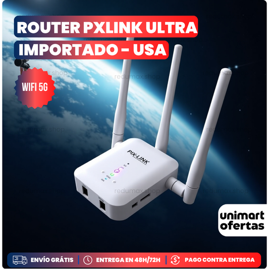 Router PXLink Ultra WiFi 5G - RECORD EN VENTAS