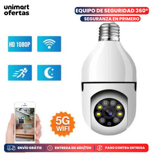 ZOOM GUARD SEGURIDAD 360° / PARA EXTERIOR! IP66 RESISTENCIA AL AGUA Y EL POLVO APP V380 PRO